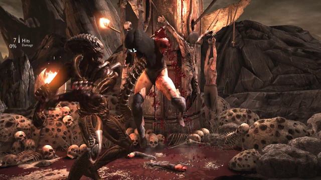 Mortal Kombat XL - Alien Brutalities On Kitana Free Cam PC 1080P. смотреть онлайн