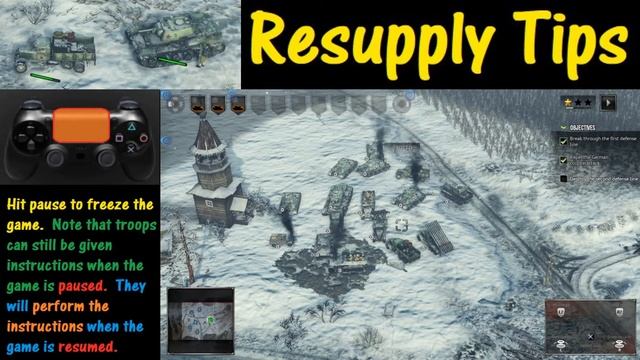 Sudden Strike 4 Resupply Tips смотреть онлайн