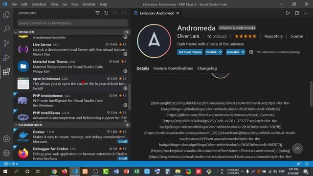 Important vs code extensions for php and terminal setup смотреть онлайн