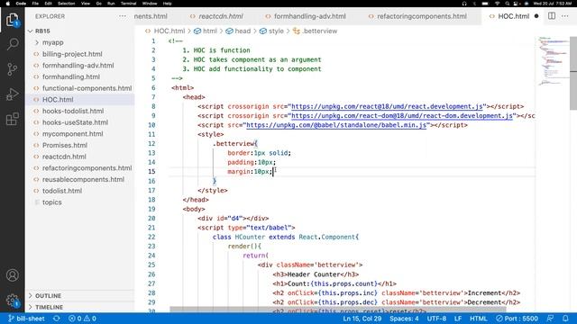ReactJS HOC and Custom Hooks смотреть онлайн