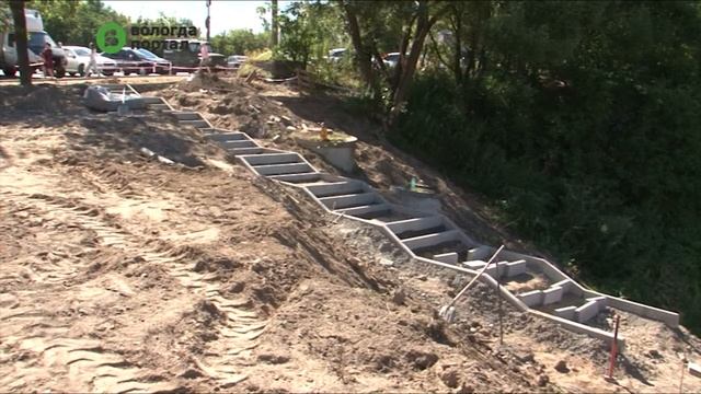 Работы по берегоукреплению начались на Пречистенской набережной