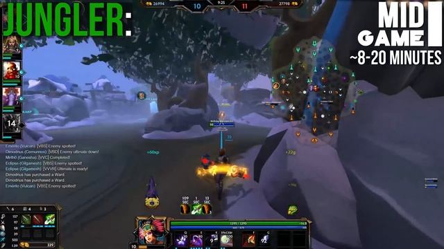 How to Play Early, Mid & Lategame For ALL ROLES! | SMITE Guide смотреть онлайн