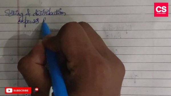 Formula Of Selling & Distribution Expenses Ratio-Class Series