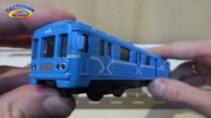 Вагон Метро от Технопарк новые игрушки машинки / Железная дорога и поезда для детей. Cars for kids