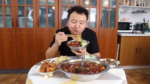 5kg pork belly, make braised pork rice, Fat but Not Greasy Satisfying Mukbang смотреть онлайн