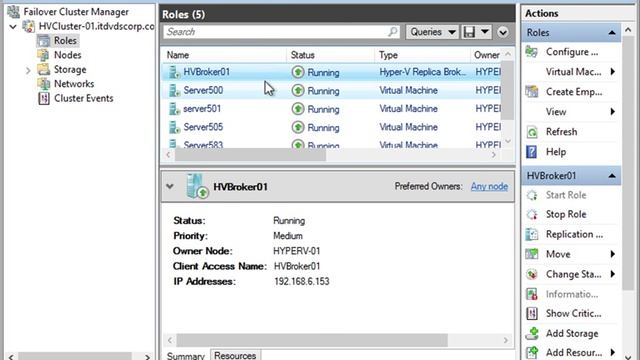 Exam 70-740 - Create a Replication Broker for Hyper-V Replica in a Cluster смотреть онлайн