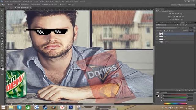 Как отфотошопить картинку в MLG / How to make a picture in MLG(1080p60fps) смотреть онлайн