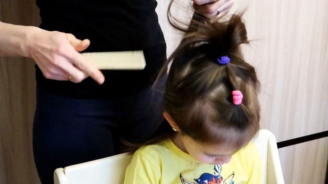 ДЕТСКАЯ ПРИЧЕСКА НА КОРОТКИЕ ВОЛОСЫ | ПРИЧЕСКА В ДЕТСКИЙ САДИК | OrenMama Vlog смотреть онлайн