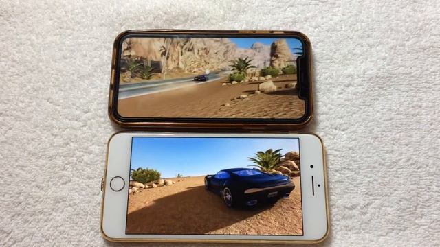 iPhone Xr vs iPhone 8 plus (iOS 13.5.1) - GFXBenchMetal test смотреть онлайн