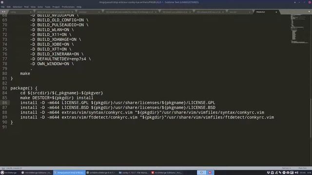 ArchMerge : 223 fix for cannot stat no such file or directory - conky-lua-archers смотреть онлайн