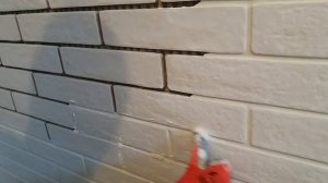 Затираем фугуем швы! Декоративный кирпич Плитка под кирпич Интерьер