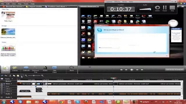 Как создать видео уроки, программа Camtasia Studio 7 смотреть онлайн