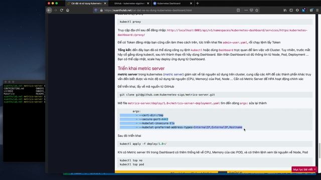 K09 - Triển khai Metrics Server trên Kubernetes смотреть онлайн