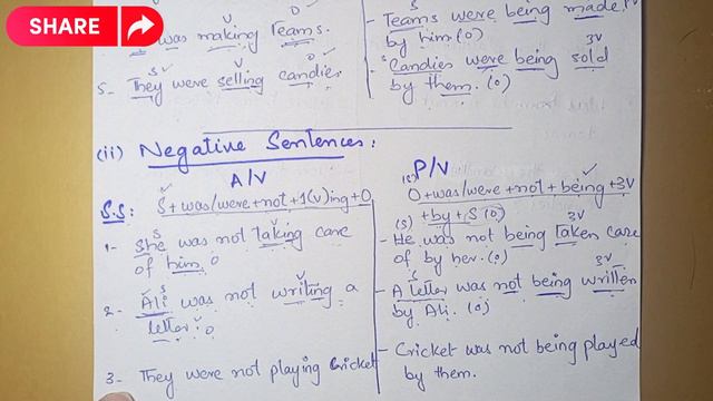 Past Continuous tense/Steps for its conversion into passive voice/Active Passive Voice смотреть онлайн