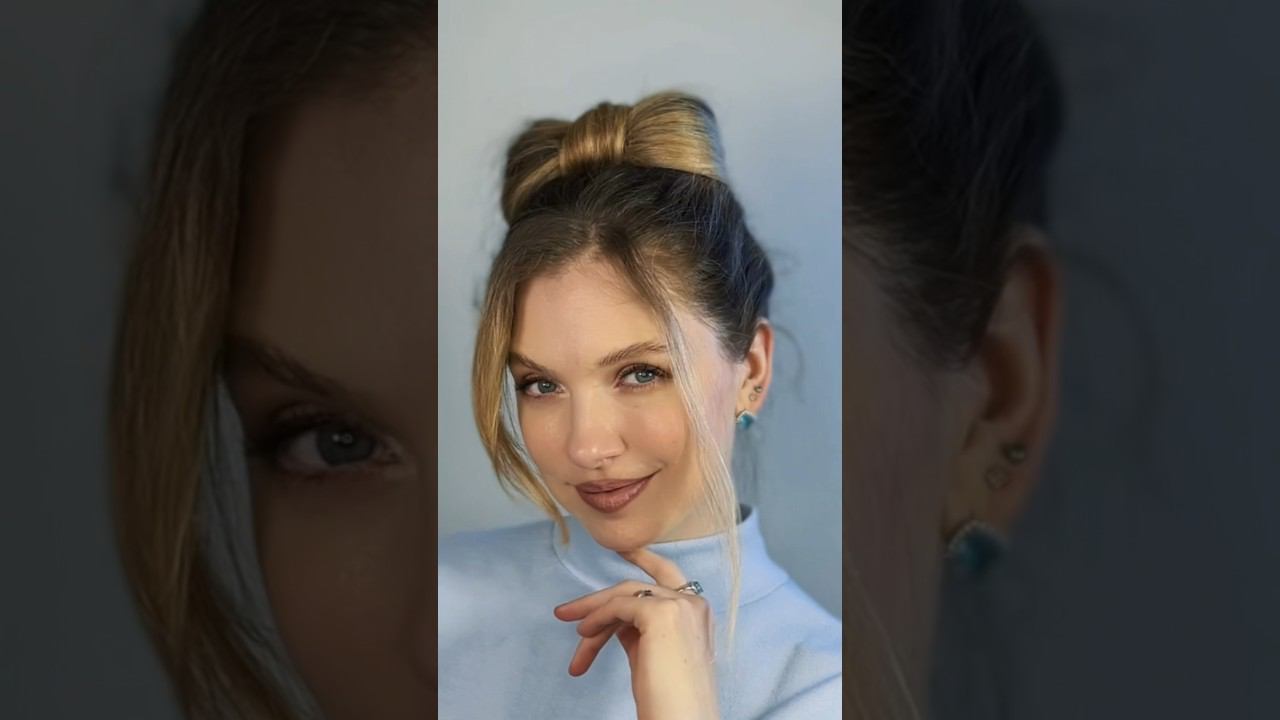 Простой способ сделать бант из волос #бантизволос смотреть онлайн