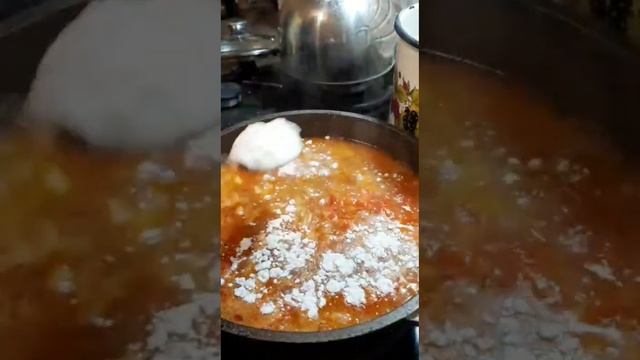 Вермишель с подл  из тушёнки