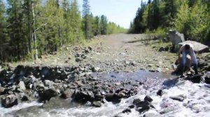 строим переправу через ручей