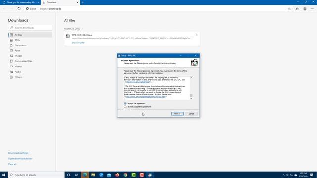 Windows 10 Tutorial - Lesson 38 - Downloading and Installing Applications from the Web смотреть онлайн