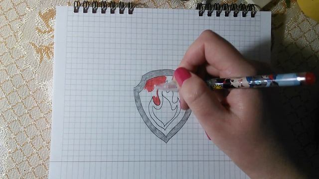 Как нарисовать значок Щенячий патруль. смотреть онлайн