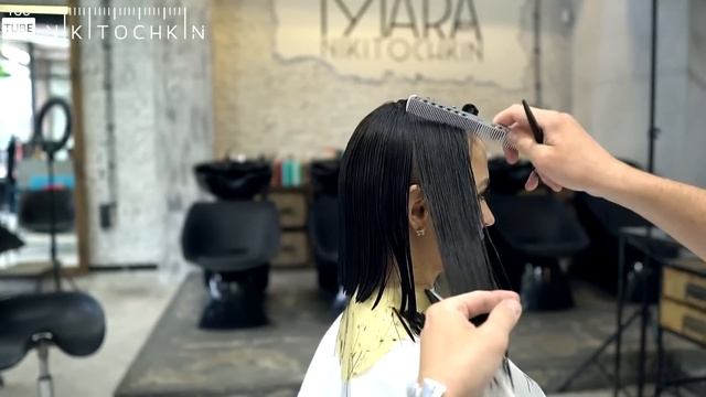 how to cut: soft approach to a line haircut technique смотреть онлайн