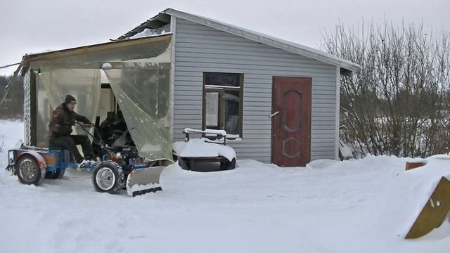 Cнегоотвал на mikroтрактор смотреть онлайн