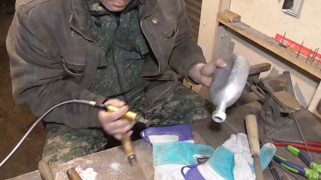 Реставрация алюминиевой фляжки. До 1917г смотреть онлайн