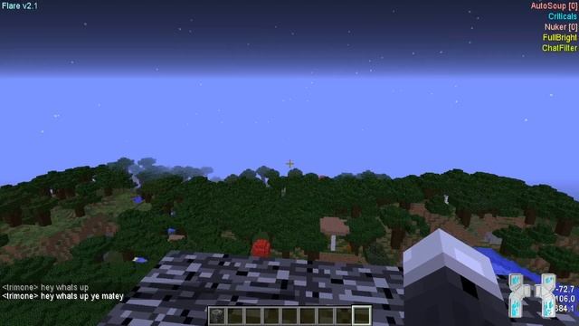 Minecraft 1.7.2 - 1.7.10 : Hacked Client - Flare ! - Cracked ! [HD] смотреть онлайн