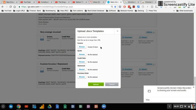 Tutorial How to upload Xero docx template смотреть онлайн