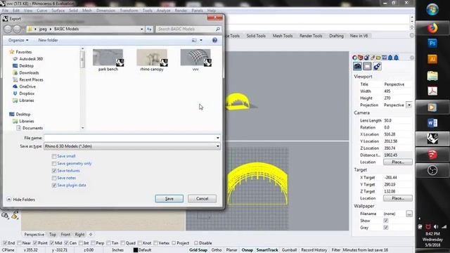 Rhino to SketchUp Tutorial - Import Model смотреть онлайн