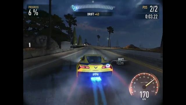 Need For Speed No Limits Chevrolet Corvette Z06 Day 1 Race 3 смотреть онлайн
