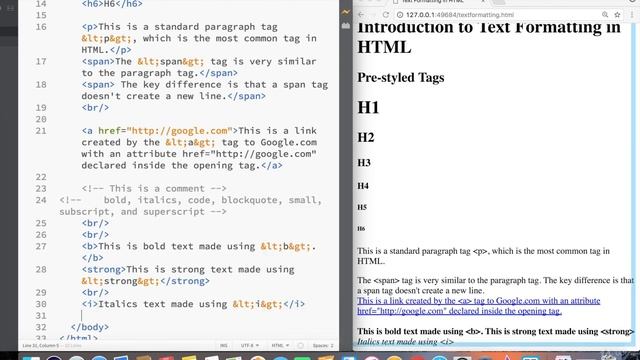 6. Advanced Text Formatting ? #html #css #htmlcss #javascript #coding #programming смотреть онлайн