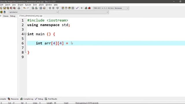 13 Two Dimensional Array C++ | C++ 2d Array in Urdu смотреть онлайн