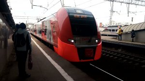 Будущее МЦД-3. Станция Крюково. Прибытие ЭС2Г "Ласточка" 039.