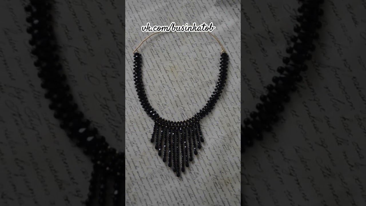 Колье из бусин и бисера #handmade #бисер #bead #trend #fashion #изделияручнойработы смотреть онлайн