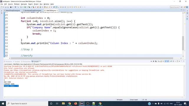 How To Handle Dynamic WebTable In Selenium WebDriver || Java смотреть онлайн