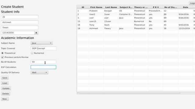 student registration system project in java смотреть онлайн