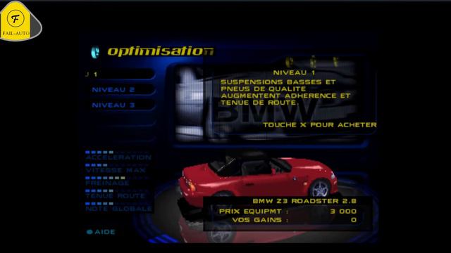 Need for Speed IV: Conduite en état de liberté (High Stakes) - PS1 смотреть онлайн