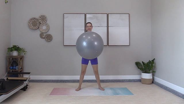 Pilates Exercise Ball Workout│ 30 Min │ Full Body With Core