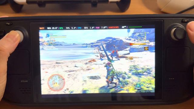 Steam Deck Monster Hunter World Gameplay смотреть онлайн