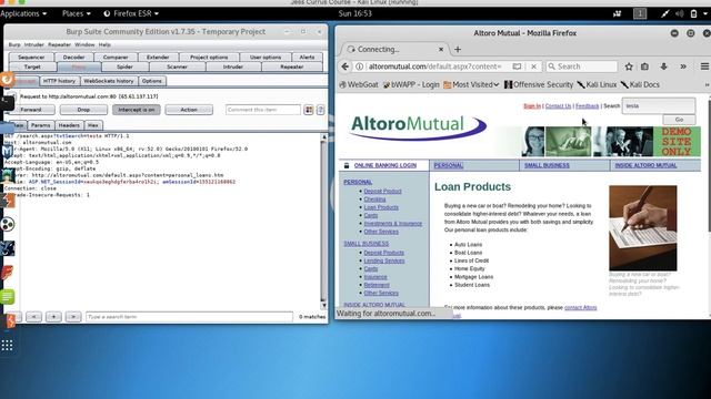 Burp Suite/Firefox Proxy -  Pages Not Loading With Intercept On