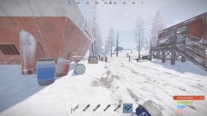 Как лутать арктическую базу . Самая легкая красная карта rust \ раст