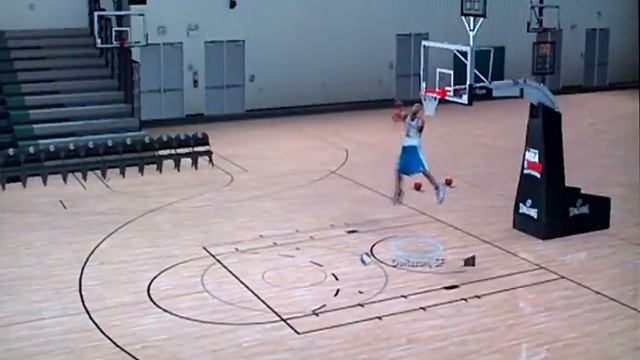 NBA 2k10 Draft Combine - 360-Between-the-legs-Dunk смотреть онлайн