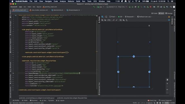 S1 E10: RecyclerView Part 3 смотреть онлайн