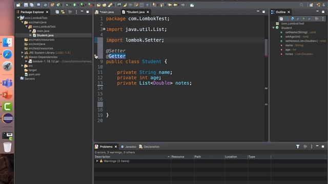partie 1 projet lombok ( java) смотреть онлайн