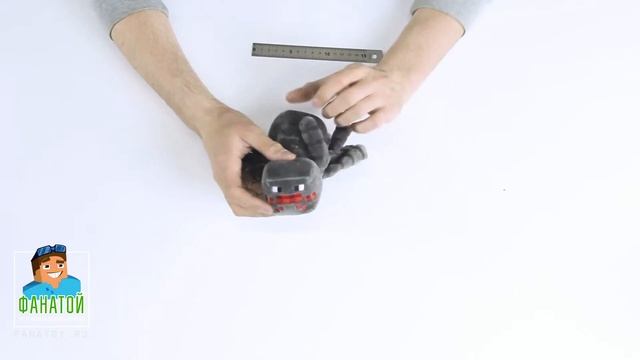 ПЛЮШЕВАЯ МЯГКАЯ ИГРУШКА ПАУК МАЙНКРАФТ FANATOY RU смотреть онлайн