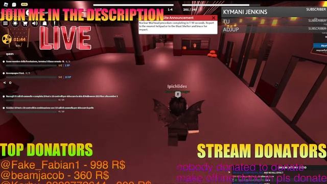 ROBLOX SCP RP LIVE, NUKING A SERVER FOR FUN смотреть онлайн