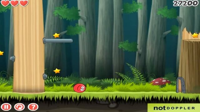 КРАСНЫЙ ШАРИК 4.Red ball 4.- Дремучий лес 2.Красный шарик и БОСС КВАДРАТ дремучего леса. смотреть онлайн