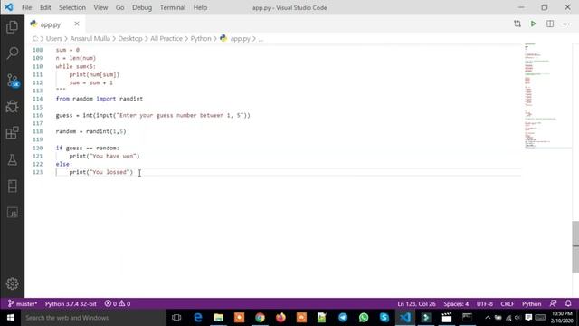 Python Random Guess Bangla Part : 15 смотреть онлайн