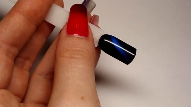 Маникюр. Дизайн ногтей матовый френч+кошачий глаз. смотреть онлайн