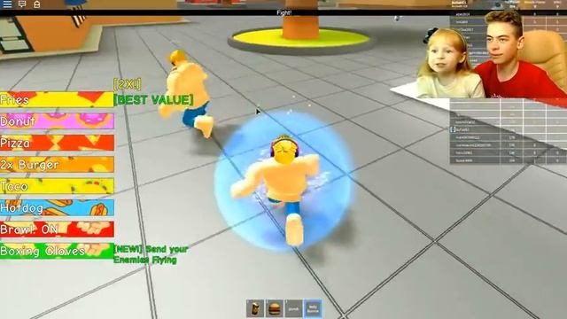 СИМУЛЯТОР ТОЛСТЯКА ROBLOX EATING SIMULATOR смотреть онлайн
